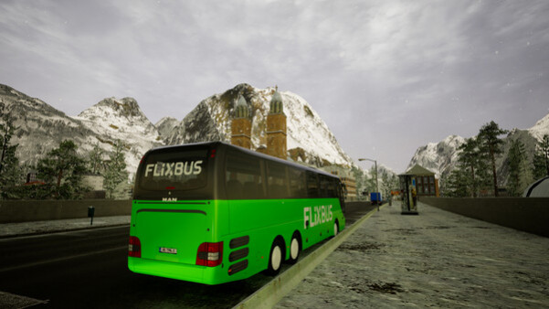 Игра Fernbus Simulator, скриншот