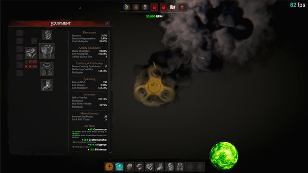 Игра Fidget Spinner RPG, скриншот