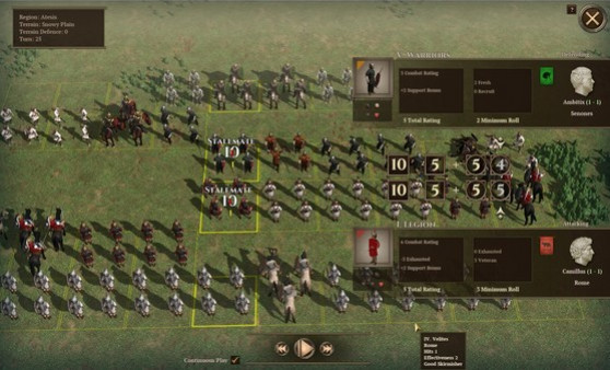 Игра Field of Glory: Empires, скриншот