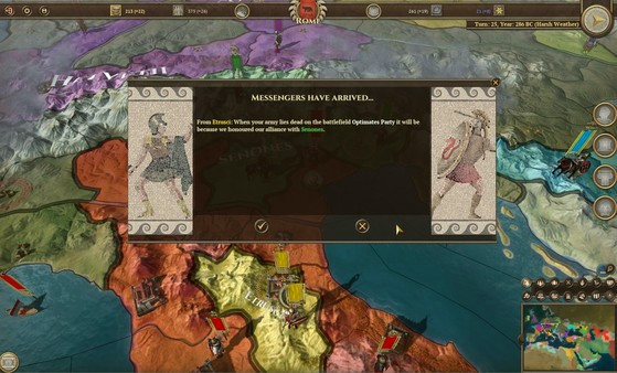 Игра Field of Glory: Empires, скриншот