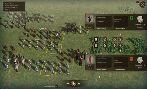 Игра Field of Glory: Empires, скриншот