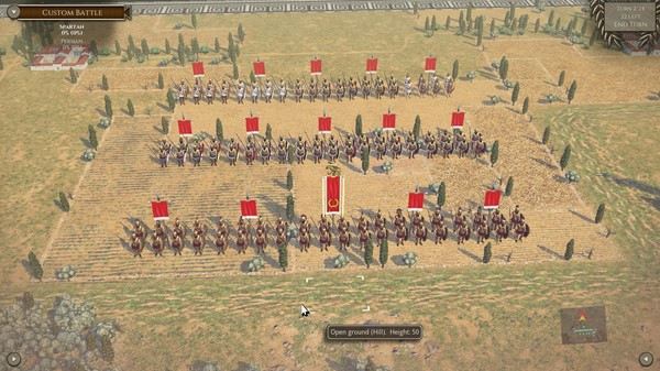 Игра Field of Glory II: Immortal Fire, скриншот