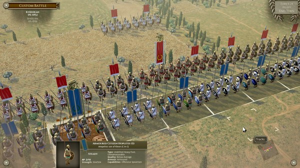 Игра Field of Glory II: Immortal Fire, скриншот