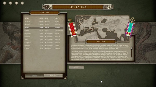 Игра Field of Glory II: Immortal Fire, скриншот