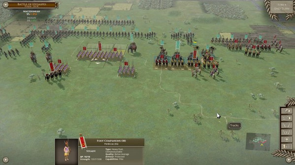 Игра Field of Glory II: Immortal Fire, скриншот