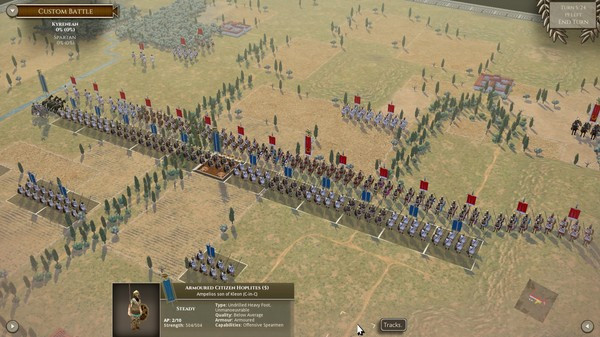 Игра Field of Glory II: Immortal Fire, скриншот