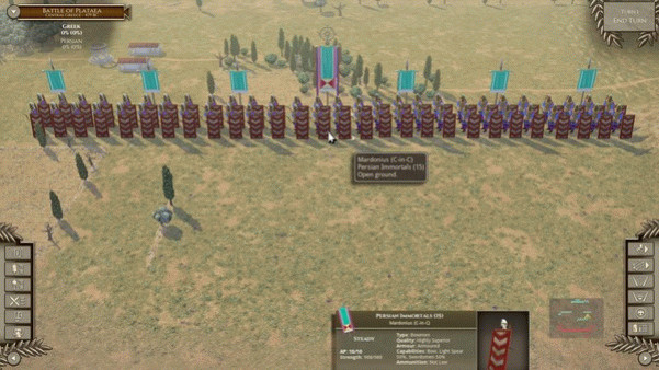 Игра Field of Glory II: Immortal Fire, скриншот