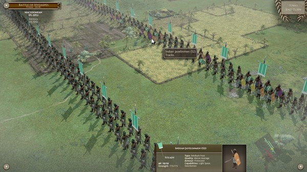 Игра Field of Glory II: Immortal Fire, скриншот