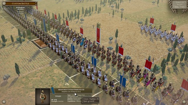 Игра Field of Glory II: Immortal Fire, скриншот