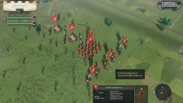 Игра Field of Glory II: Medieval - Rise of the Swiss, скриншот