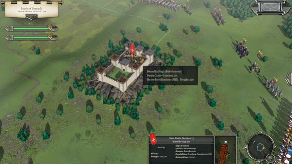 Игра Field of Glory II: Medieval - Rise of the Swiss, скриншот