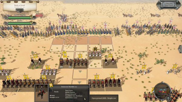 Игра Field of Glory II: Medieval - Swords and Scimitars, скриншот