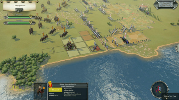 Игра Field of Glory II: Medieval - Swords and Scimitars, скриншот