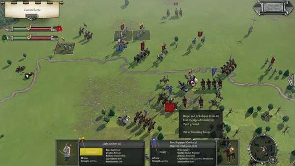 Игра Field of Glory II: Medieval - Swords and Scimitars, скриншот
