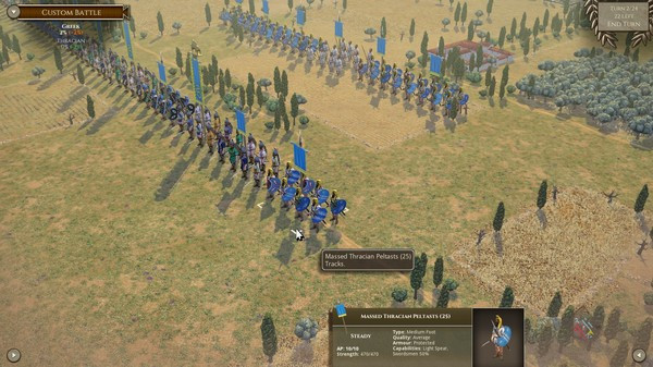 Игра Field of Glory II: Rise of Persia, скриншот