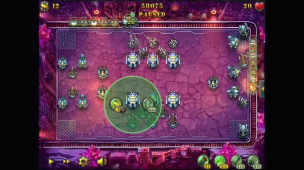 Игра Fieldrunners, скриншот