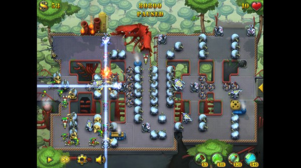 Игра Fieldrunners, скриншот