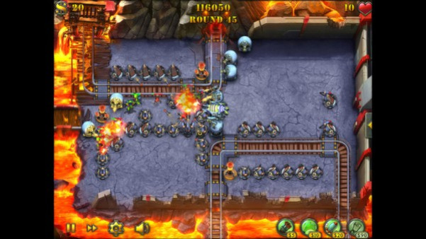 Игра Fieldrunners, скриншот