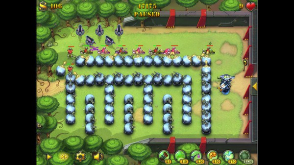 Игра Fieldrunners, скриншот