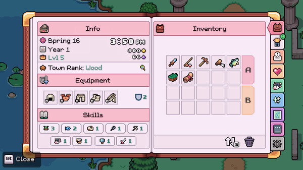 Игра Fields of Mistria, скриншот