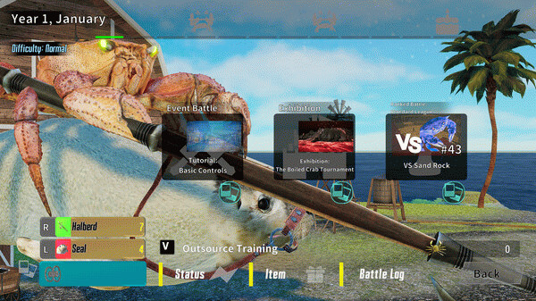 Игра Fight Crab 2, скриншот