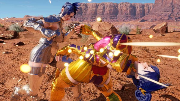 Игра FIGHTING EX LAYER - Color Gold/Silver: Blair, скриншот