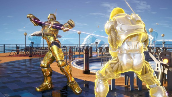 Игра FIGHTING EX LAYER - Color Gold/Silver: Doctrine, скриншот