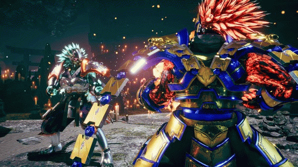 Игра FIGHTING EX LAYER - Color Gold/Silver: Garuda, скриншот