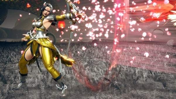 Игра FIGHTING EX LAYER - Color Gold/Silver: Shirase, скриншот