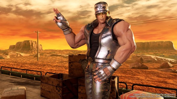 Игра FIGHTING EX LAYER - Color Gold/Silver: Terry, скриншот