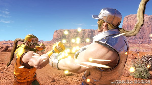 Игра FIGHTING EX LAYER - Color Gold/Silver: Terry, скриншот