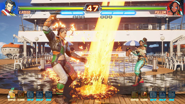 Игра FIGHTING EX LAYER, скриншот