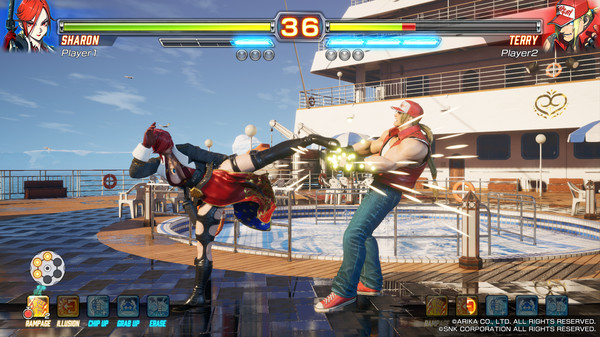 Игра FIGHTING EX LAYER, скриншот