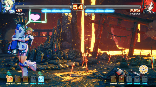 Игра FIGHTING EX LAYER, скриншот