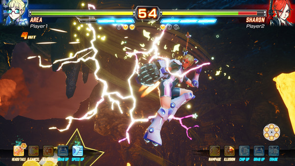 Игра FIGHTING EX LAYER, скриншот