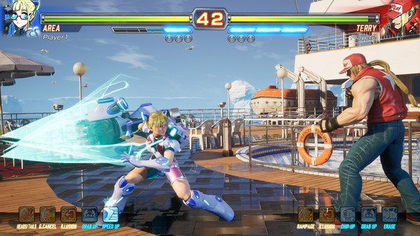 Игра FIGHTING EX LAYER, скриншот