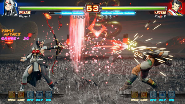 Игра FIGHTING EX LAYER, скриншот