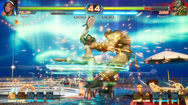 Игра FIGHTING EX LAYER, скриншот