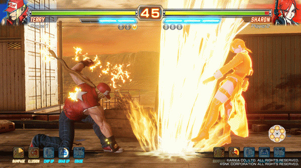 Игра FIGHTING EX LAYER, скриншот