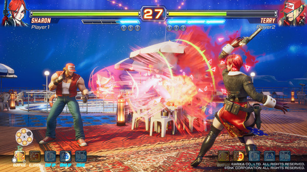 Игра FIGHTING EX LAYER, скриншот