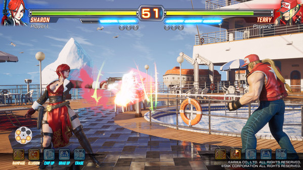 Игра FIGHTING EX LAYER, скриншот