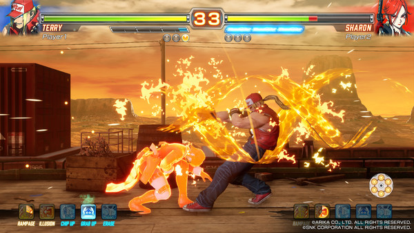Игра FIGHTING EX LAYER, скриншот