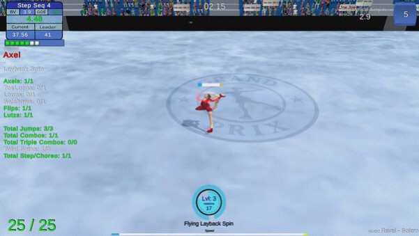 Игра Figure Skating Legends, скриншот