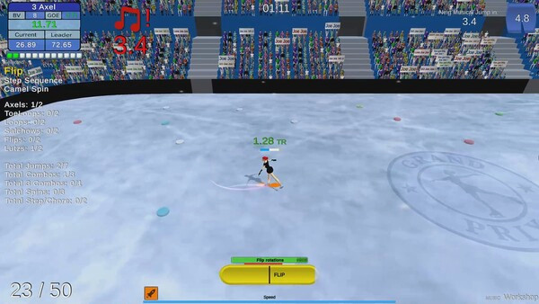 Игра Figure Skating Legends, скриншот