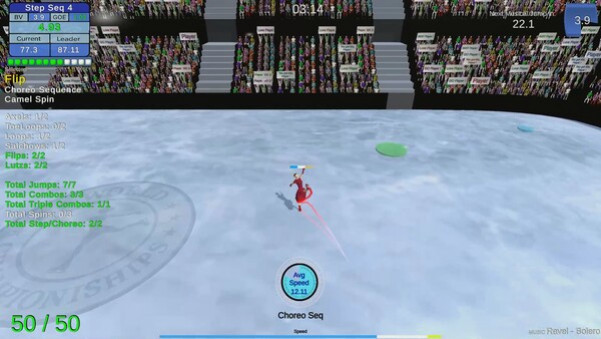 Игра Figure Skating Legends, скриншот