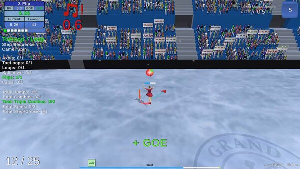 Игра Figure Skating Legends, скриншот