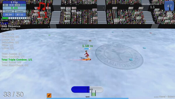 Игра Figure Skating Legends, скриншот