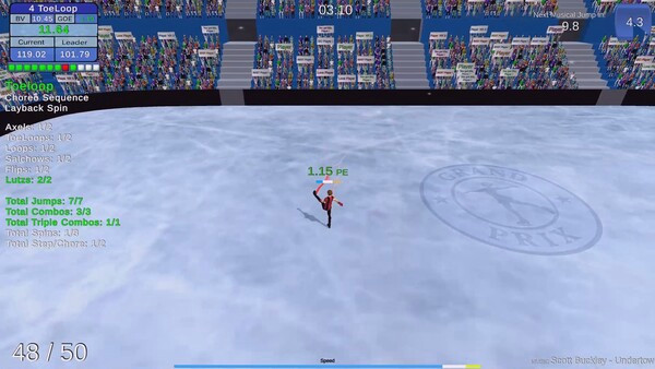 Игра Figure Skating Legends, скриншот