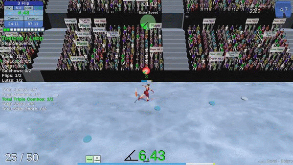 Игра Figure Skating Legends, скриншот