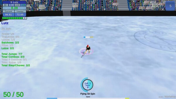 Игра Figure Skating Legends, скриншот
